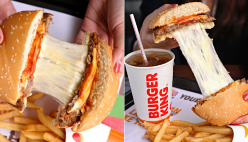 [Terbaru] Burger King Perkenal Burger Cheese Tarik XL Mozarella King